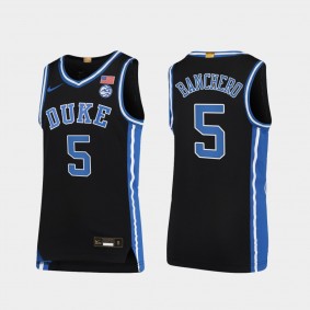 Paolo Banchero Duke Blue Devils #5 Jersey Black 2021-22 College Basketball Limited