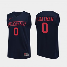 Rodney Chatman Dayton Flyers #0 Navy College Basketball Jersey