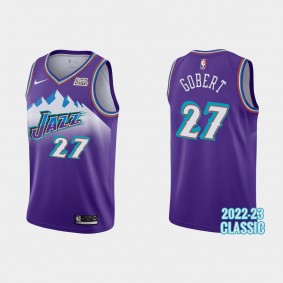 Utah Jazz Rudy Gobert #27 2022-23 Classic Edition Purple Jersey