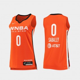 Dallas Wings Satou Sabally 2021 WNBA All-Star Game #0 Orange Victory Jersey Women