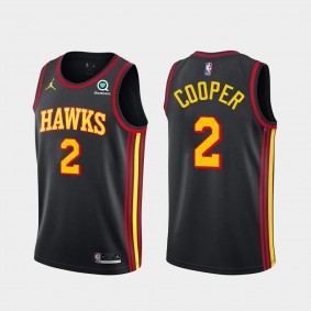 Hawks #2 Sharife Cooper 2021 NBA Draft Statement Edition Black Jersey