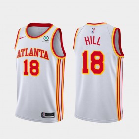 Solomon Hill Atlanta Hawks 2020-21 Association 2020 Trade White Jersey