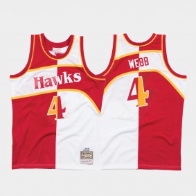 Spud Webb Atlanta Hawks Two-tone Split Edition Jersey