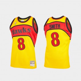 Hawks Steve Smith 2021 Reload 2.0 Throwback Jersey Yellow