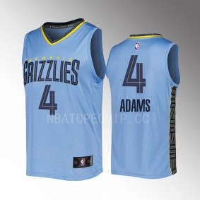 Memphis Grizzlies #4 Steven Adams Statement Edition Jersey 2022-23 Fast Break Replica Blue