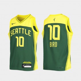 Youth Seattle Storm Sue Bird 2021 Explorer Edition Green Jersey WNBA Victory