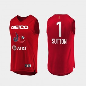 WNBA Sug Sutton Washington Mystics 2020 Draft Jersey