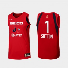 WNBA Sug Sutton Washington Mystics 2020 Draft Jersey Women