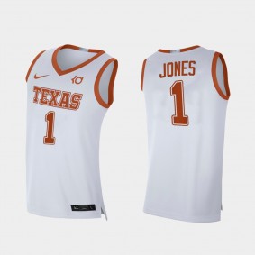Texas Longhorns Andrew Jones 2020-21 Alumni Player Limited White Jersey