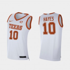 Texas Longhorns Jaxson Hayes Alumni Player Limited White Jersey