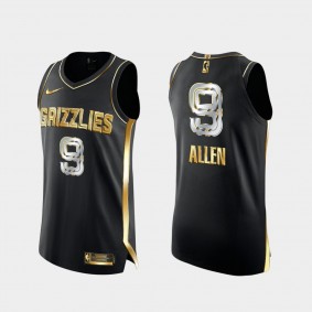 Memphis Grizzlies Tony Allen Black Retired Number Jersey Golden Limited