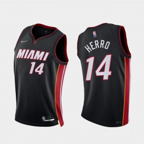 Tyler Herro Miami Heat 75th Diamond Anniversary Jersey 2021-22 Icon Edition Black