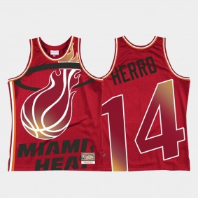 Tyler Herro #14 Miami Heat Red Blown Out Jersey