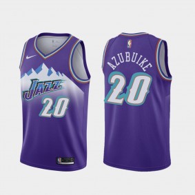 Udoka Azubuike #20 Utah Jazz 2020-21 Classic Purple Jersey 2020 NBA Draft