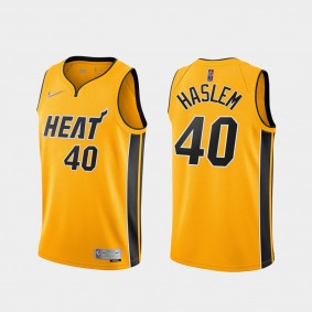 Udonis Haslem Miami Heat Gold 2021 Earned Edition Jersey