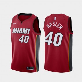 Udonis Haslem Miami Heat Red 2021 Statement Edition Jersey