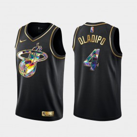 Victor Oladipo Miami Heat Diamond Logo Jersey 2021-22 NBA 75th Season Black