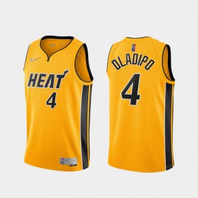 Victor Oladipo Miami Heat 2021 Trade Earned Edition Gold Jersey