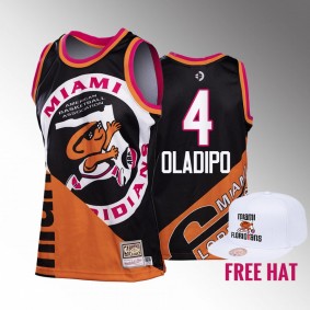 Floridians Miami Heat Victor Oladipo Orange Mesh Tank 4 Court Culture Men's Jersey Shirt