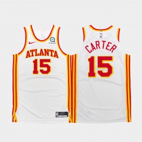 Vince Carter Atlanta Hawks 2020-21 Association Authentic White Jersey