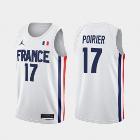 Vincent Poirier France Basketball 2021 Tokyo Olymipcs Limited White Jersey