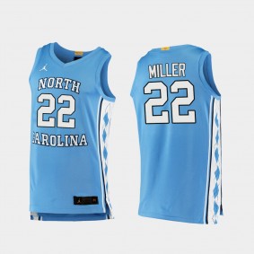 Walker Miller North Carolina Tar Heels #22 Blue 2020-21 Authentic Jersey