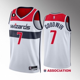 Washington Wizards Jordan Goodwin #7 White Association Edition Jersey 2022-23 Swingman