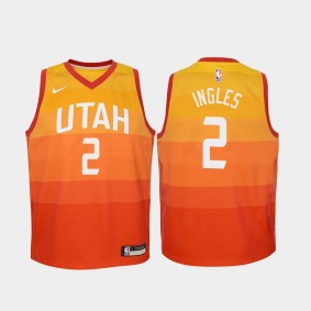 Utah Jazz Joe Ingles Red City Jersey
