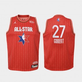 #27 Rudy Gobert Red 2020 NBA All-Star Game Youth Utah Jazz Jersey