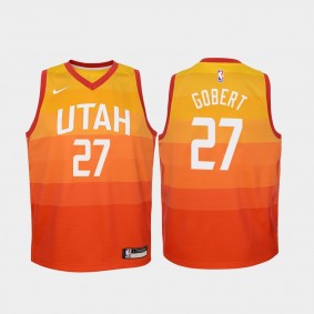Utah Jazz Rudy Gobert Red City Jersey