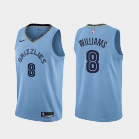 Memphis Grizzlies Ziaire Williams 2021 NBA Draft Statement Edition Blue Jersey #8